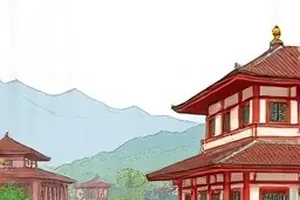 韩漫网横版主推位，雨夜中亮着灯的老图书馆外墙与排队进馆的人影