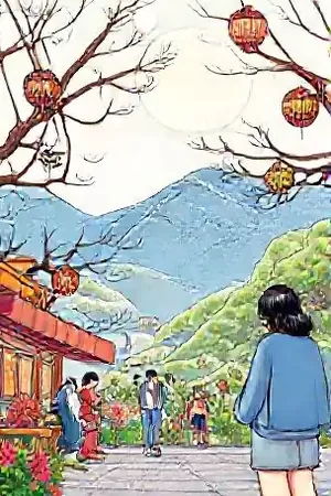 《风把答案吹走了》封面，天台晾衣绳上被风吹起的答题纸